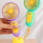 Cute Mini Portable Rechargeable Fan